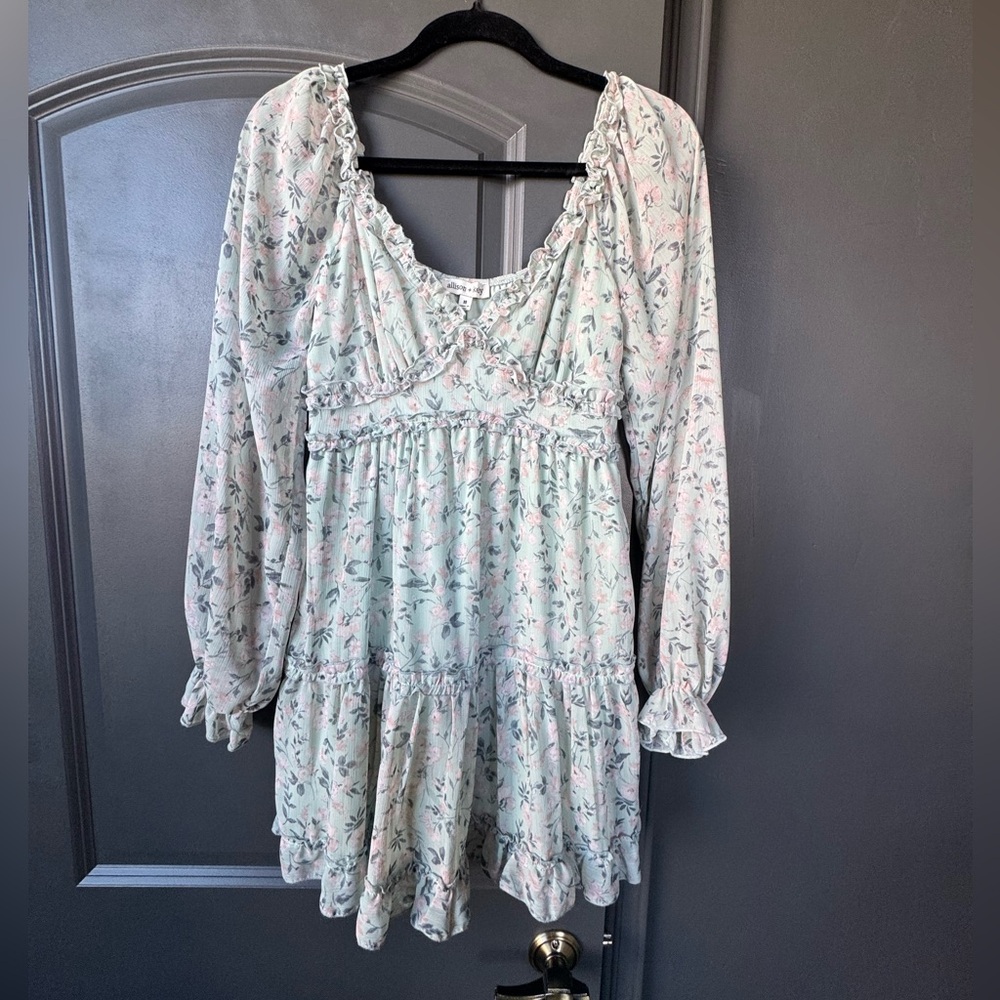 Allison and Kelly Floral Mini Dress